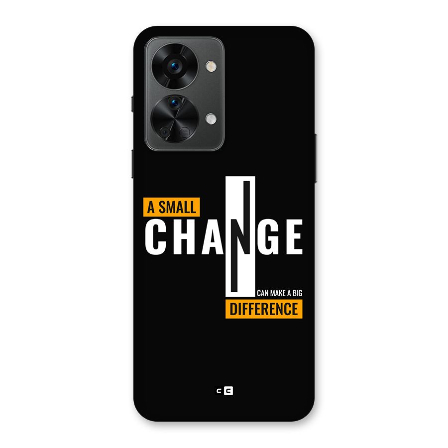 A Small Change Back Case for OnePlus Nord 2T