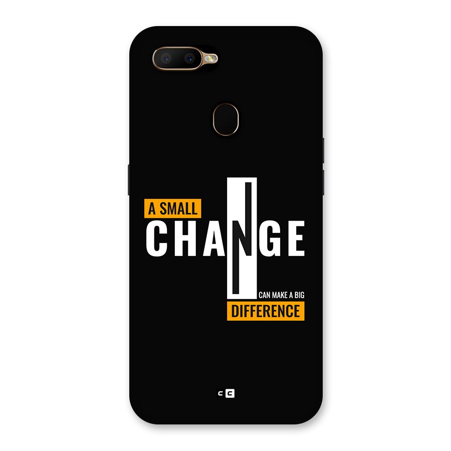 A Small Change Back Case for Oppo A5s