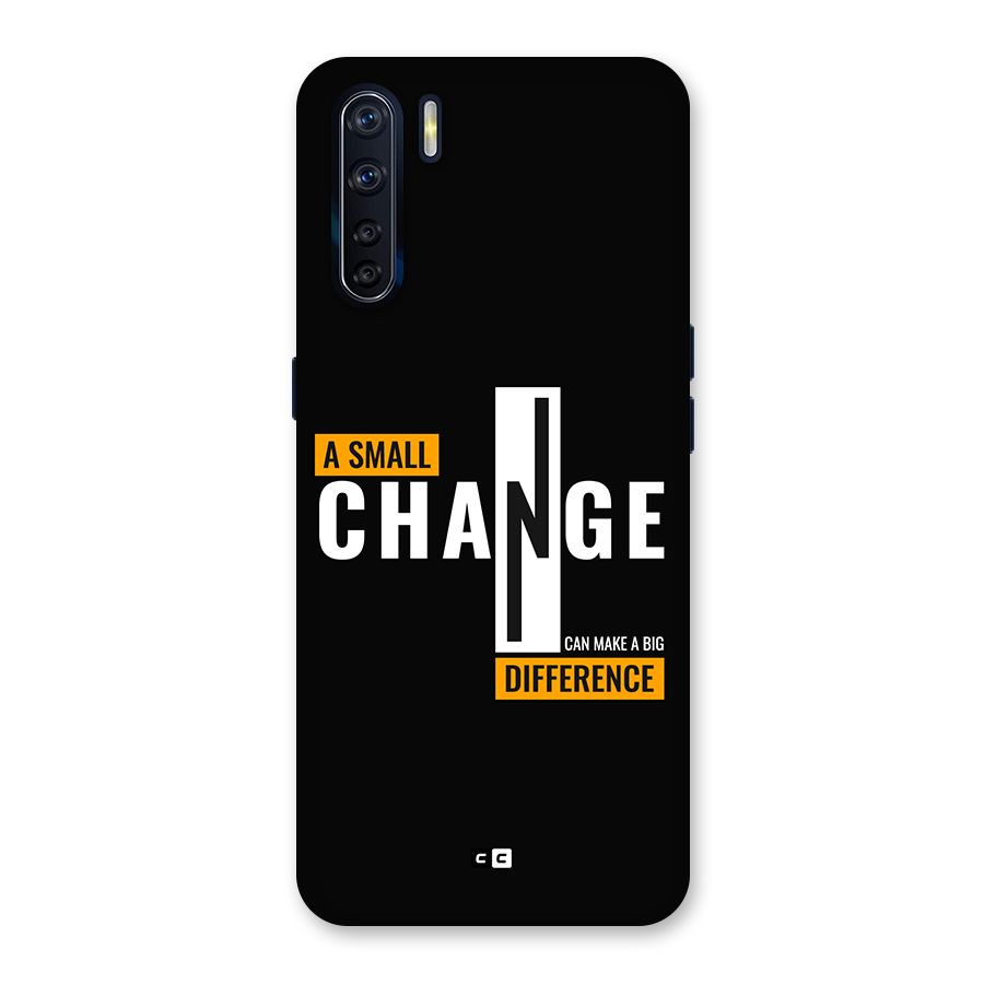 A Small Change Back Case for Oppo F15
