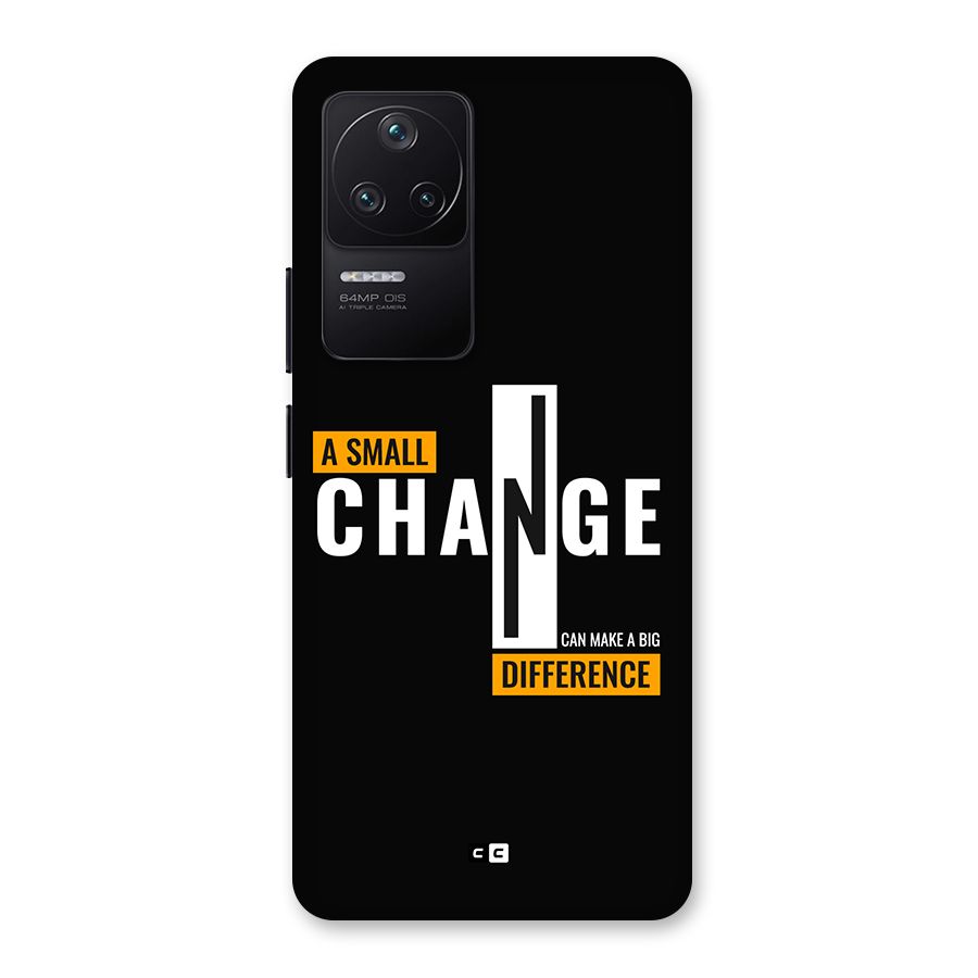 A Small Change Back Case for Poco F4 5G