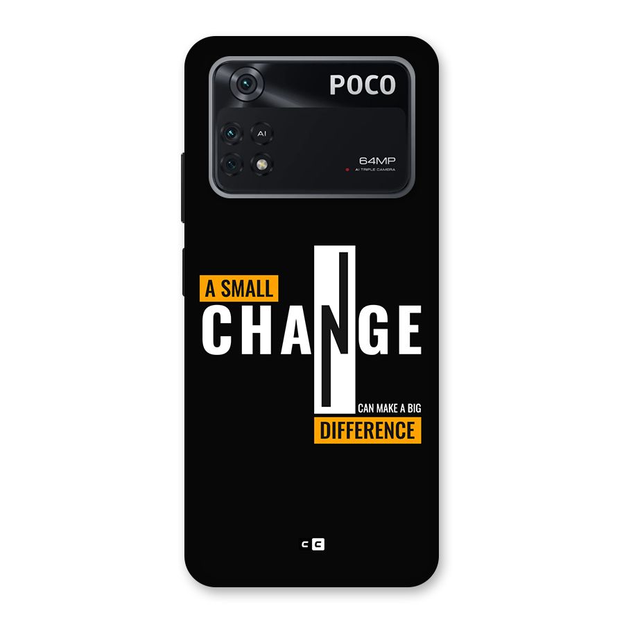 A Small Change Back Case for Poco M4 Pro 4G