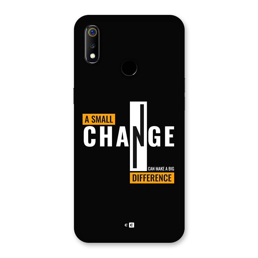 A Small Change Back Case for Realme 3