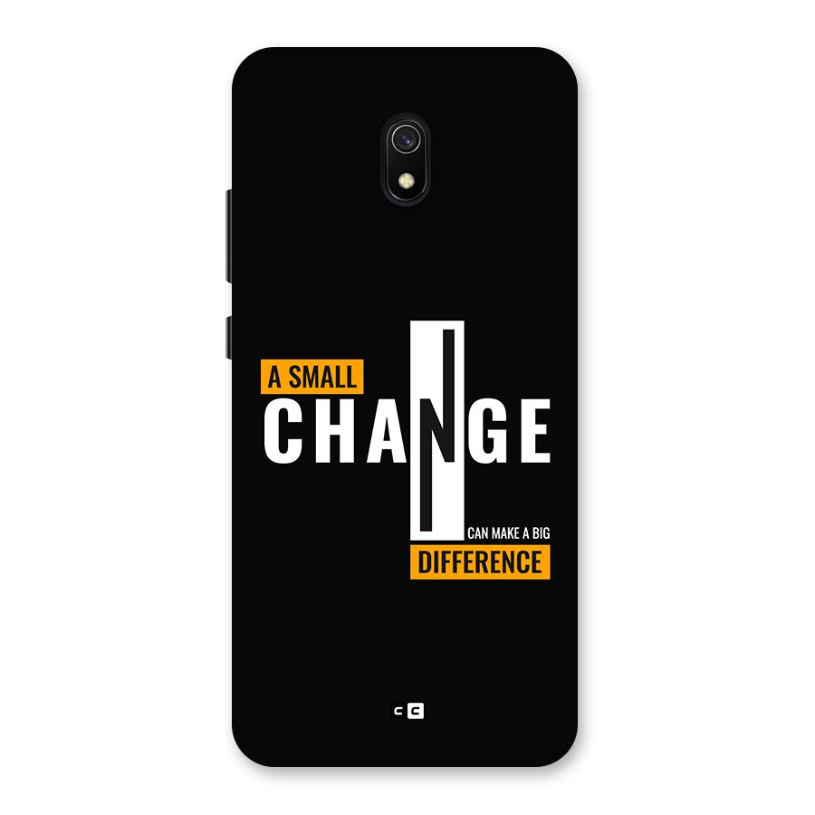 A Small Change Back Case for Redmi 8A