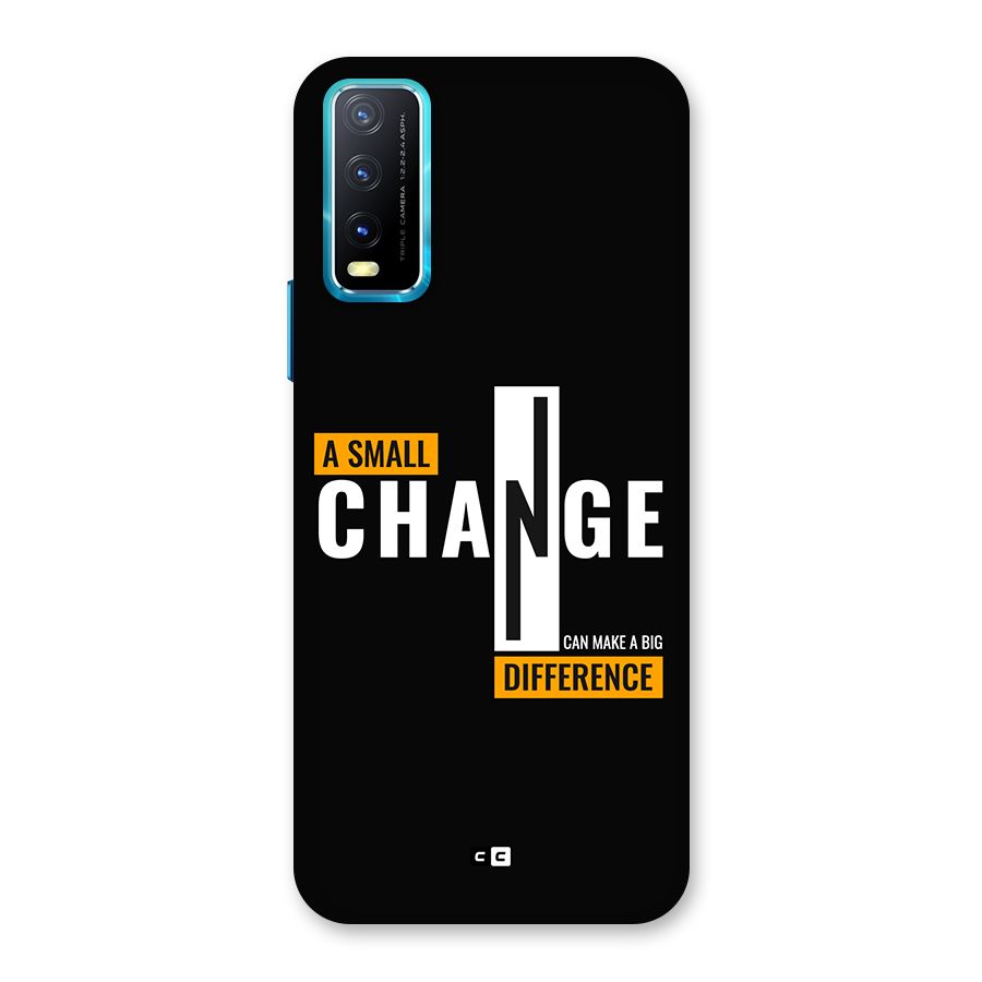 A Small Change Back Case for Vivo Y20