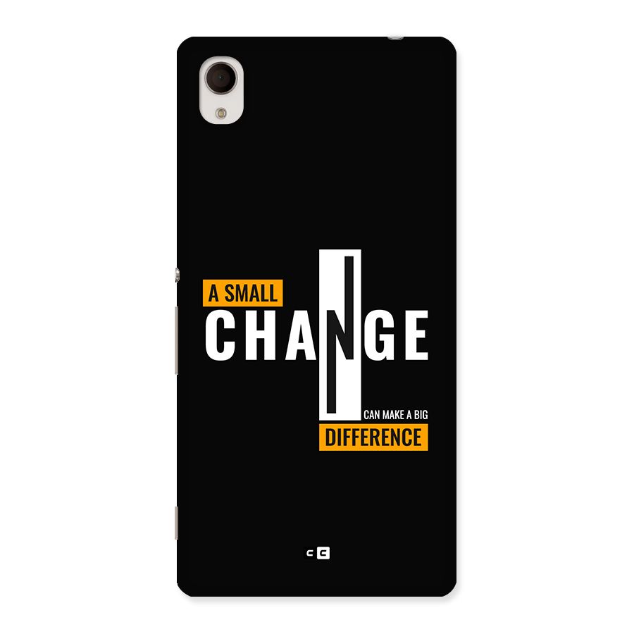 A Small Change Back Case for Xperia M4 Aqua