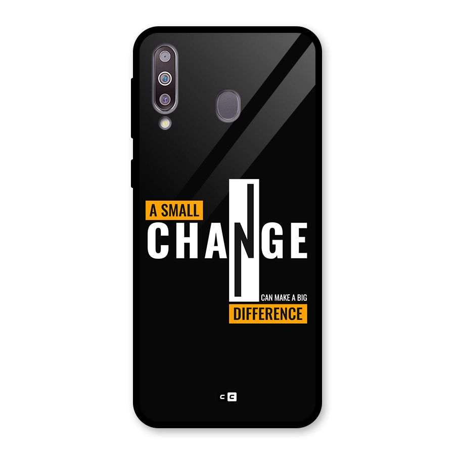 A Small Change Glass Back Case for Galaxy M30