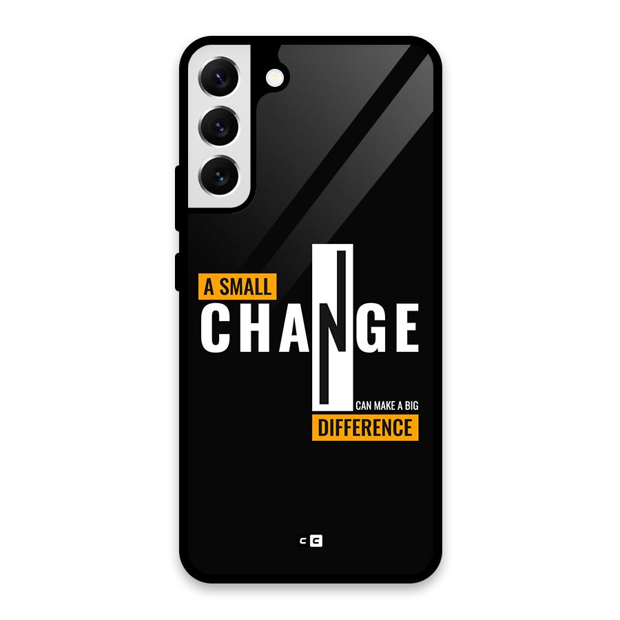 A Small Change Glass Back Case for Galaxy S22 Plus 5G