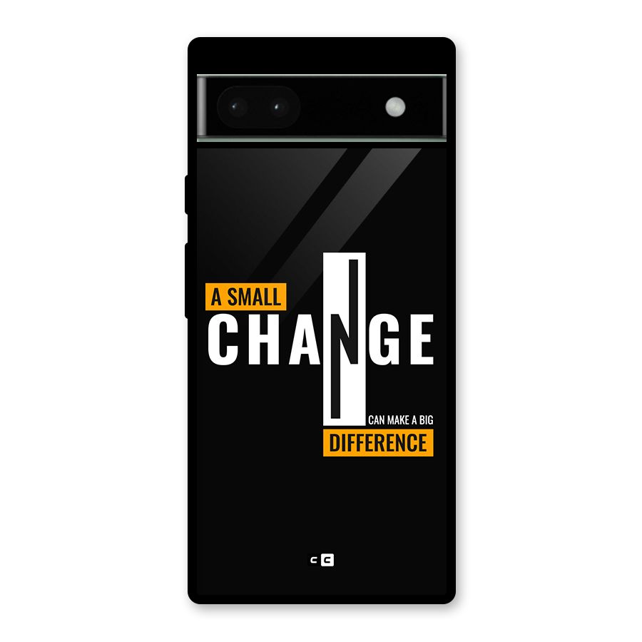 A Small Change Glass Back Case for Google Pixel 6a