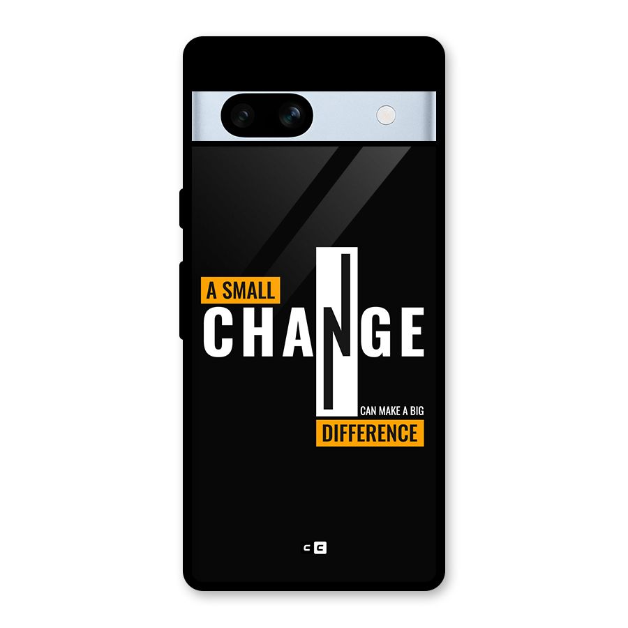 A Small Change Glass Back Case for Google Pixel 7a