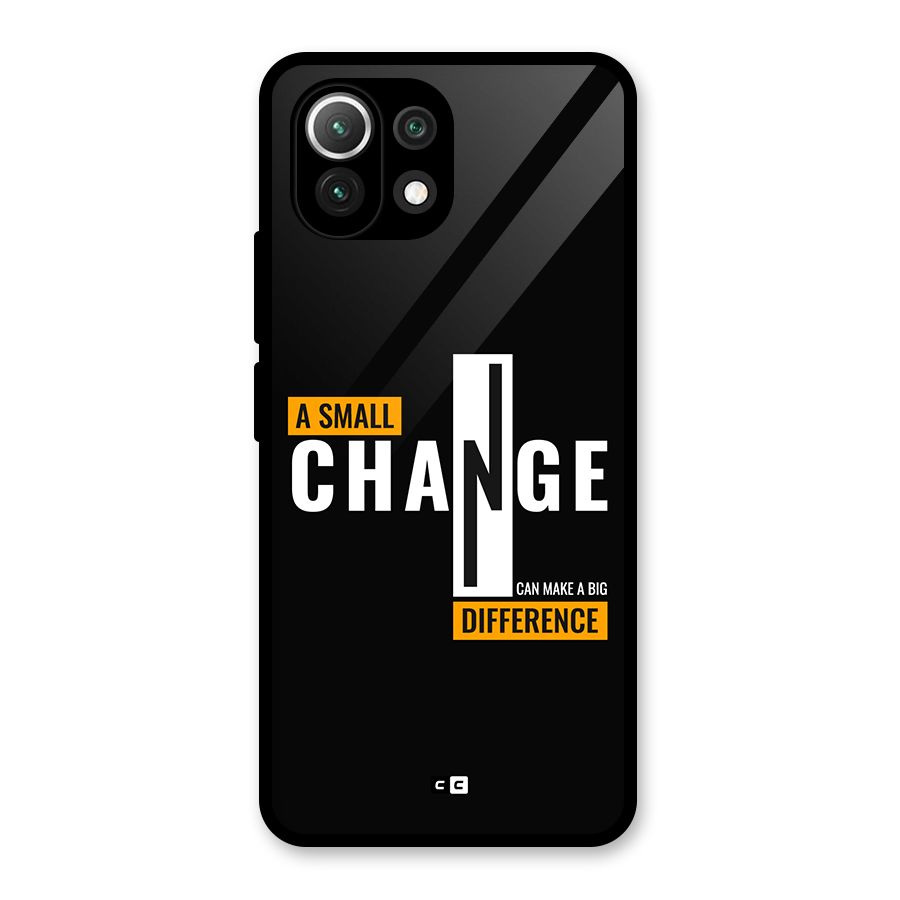 A Small Change Glass Back Case for Mi 11 Lite