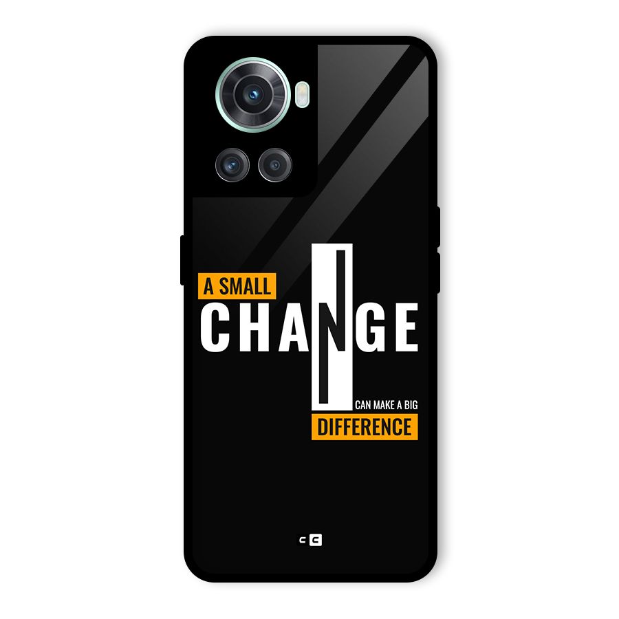 A Small Change Glass Back Case for OnePlus 10R