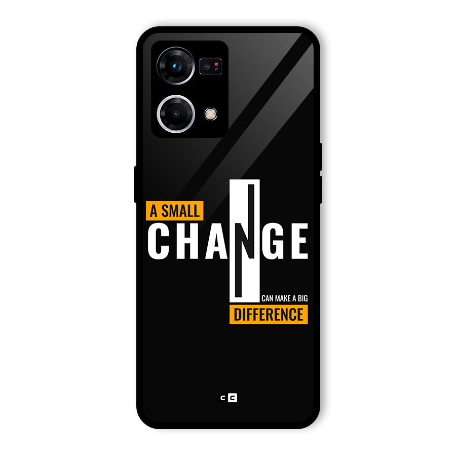 A Small Change Glass Back Case for Oppo F21s Pro 4G