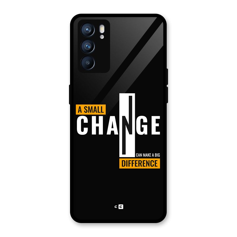 A Small Change Glass Back Case for Oppo Reno6 5G
