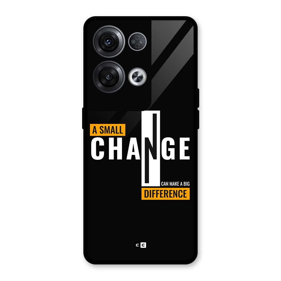 A Small Change Glass Back Case for Oppo Reno8 Pro 5G