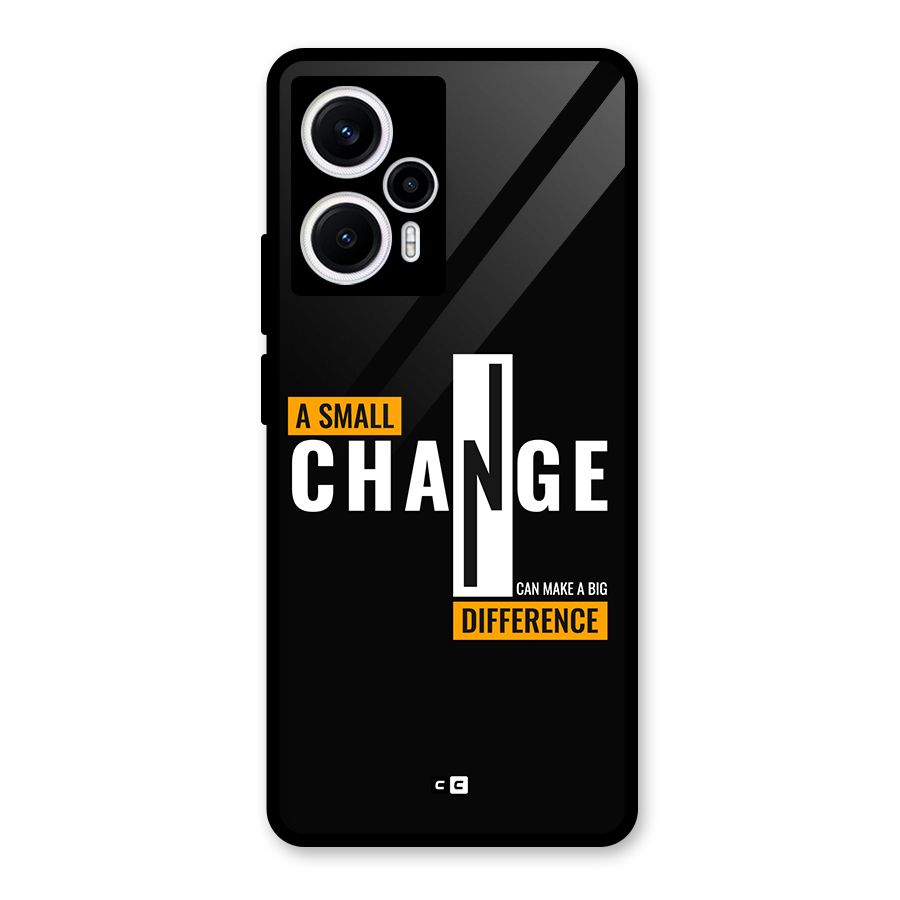 A Small Change Glass Back Case for Poco F5