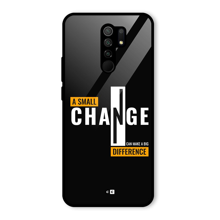A Small Change Glass Back Case for Poco M2