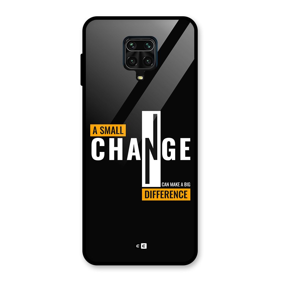 A Small Change Glass Back Case for Poco M2 Pro