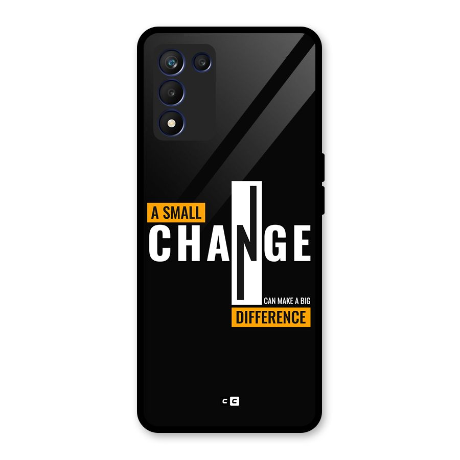 A Small Change Glass Back Case for Realme 9 5G Speed