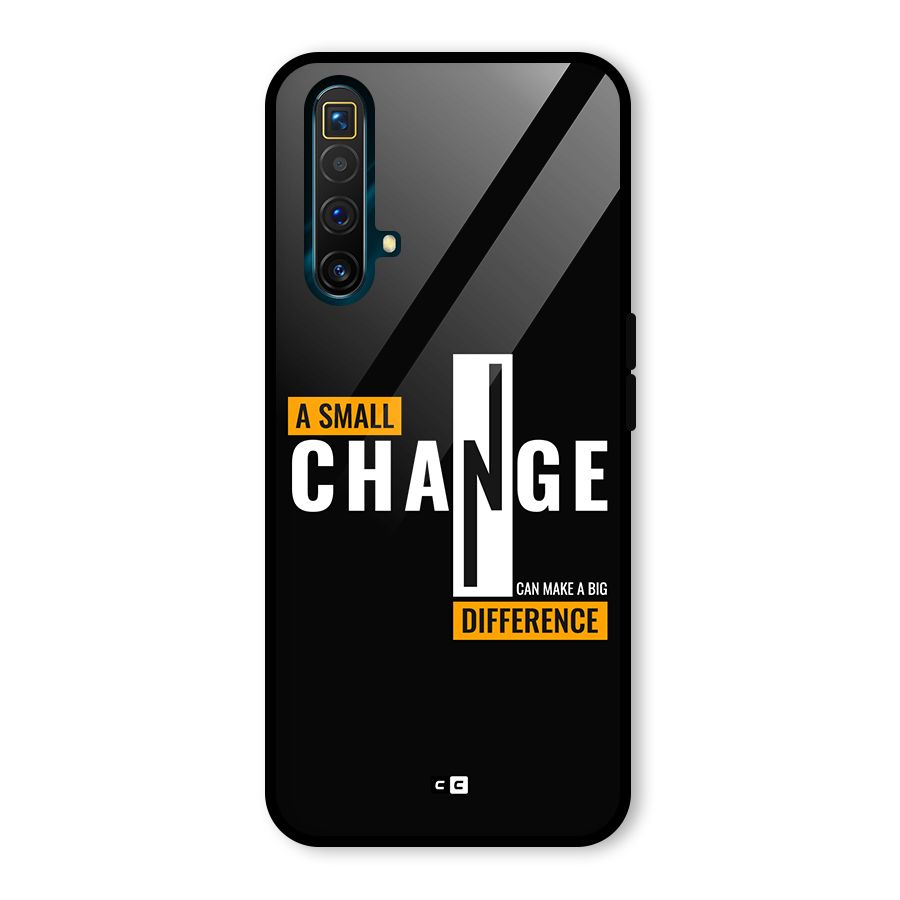 A Small Change Glass Back Case for Realme X3