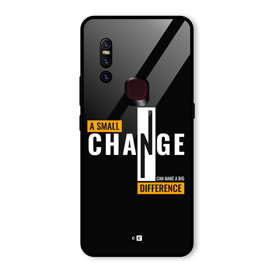A Small Change Glass Back Case for Vivo V15