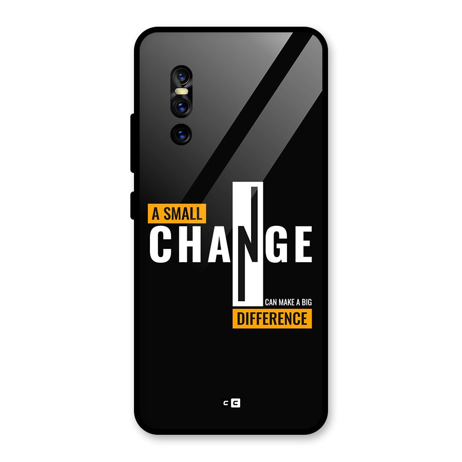 A Small Change Glass Back Case for Vivo V15 Pro