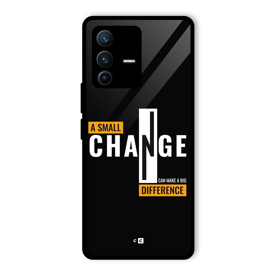 A Small Change Glass Back Case for Vivo V23 Pro