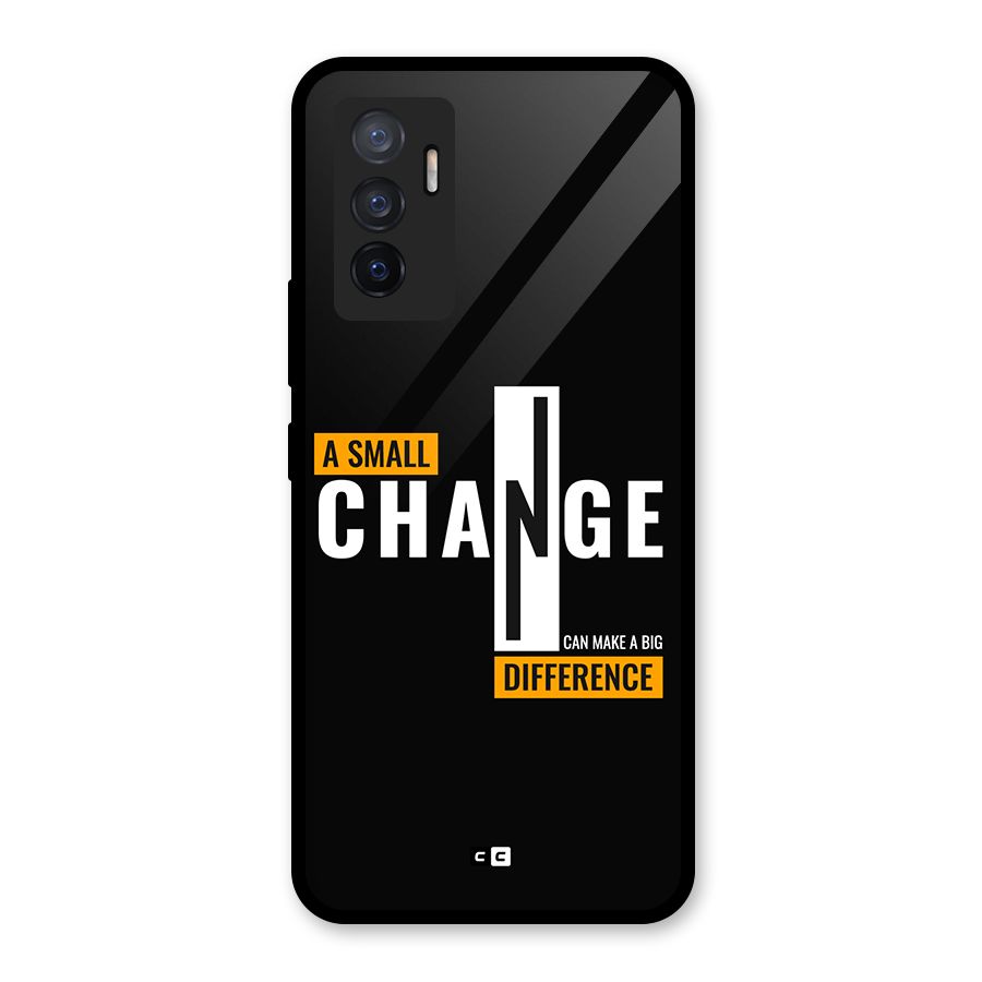 A Small Change Glass Back Case for Vivo V23e