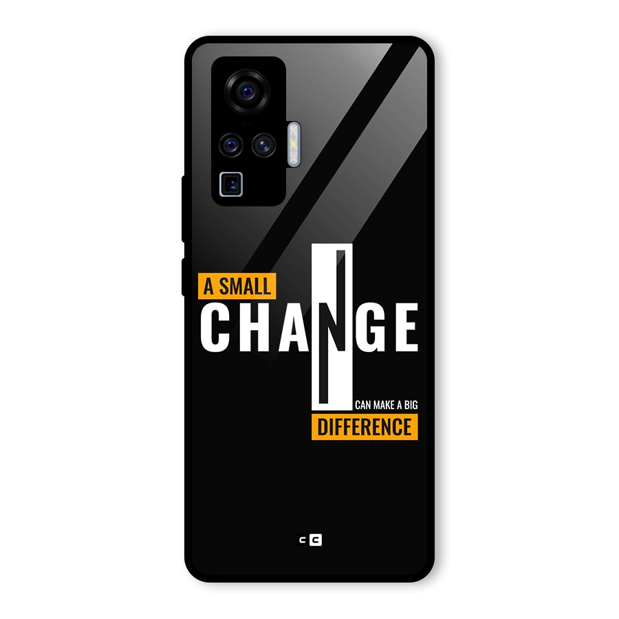 A Small Change Glass Back Case for Vivo X50 Pro
