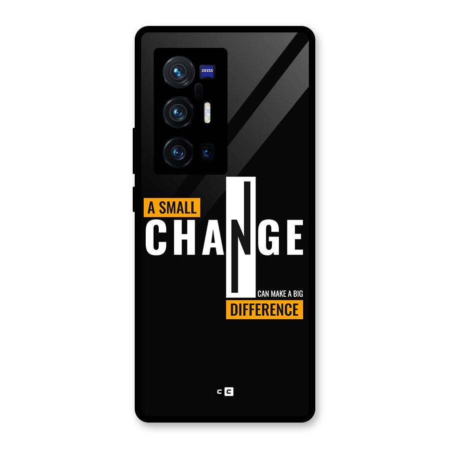 A Small Change Glass Back Case for Vivo X70 Pro Plus