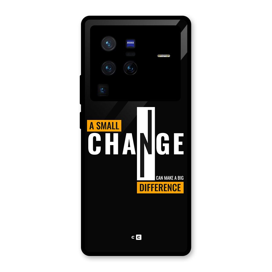 A Small Change Glass Back Case for Vivo X80 Pro