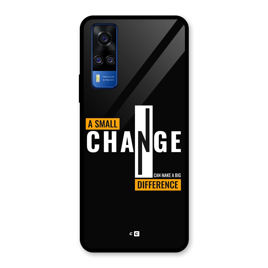 A Small Change Glass Back Case for Vivo Y31