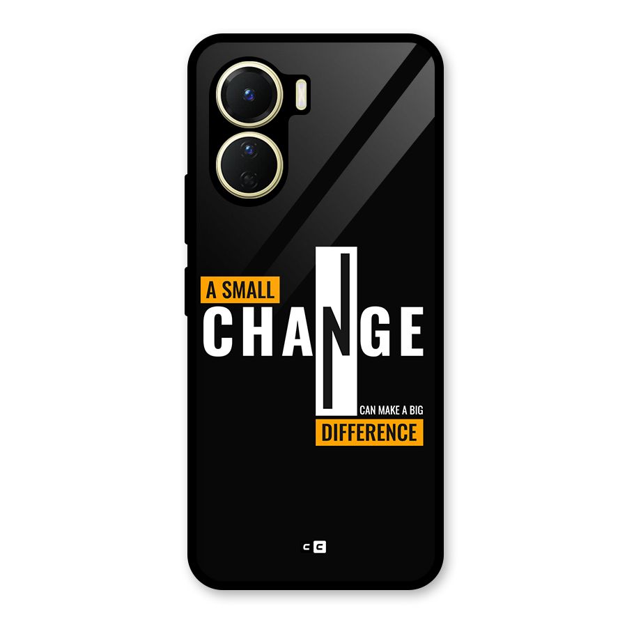A Small Change Glass Back Case for Vivo Y56