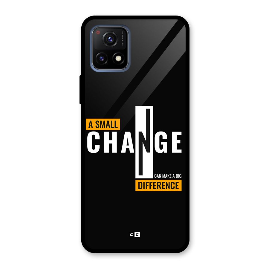 A Small Change Glass Back Case for Vivo Y72 5G