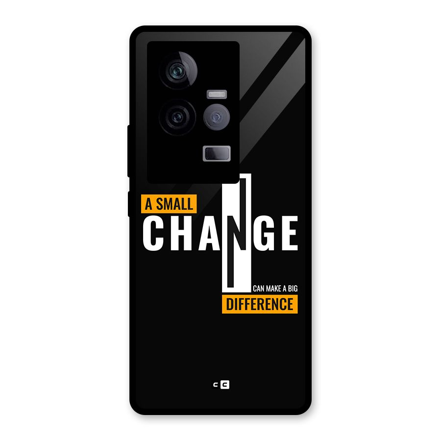 A Small Change Glass Back Case for Vivo iQOO 11 5G