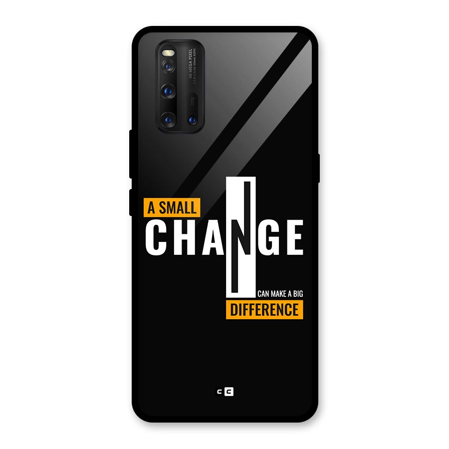 A Small Change Glass Back Case for Vivo iQOO 3