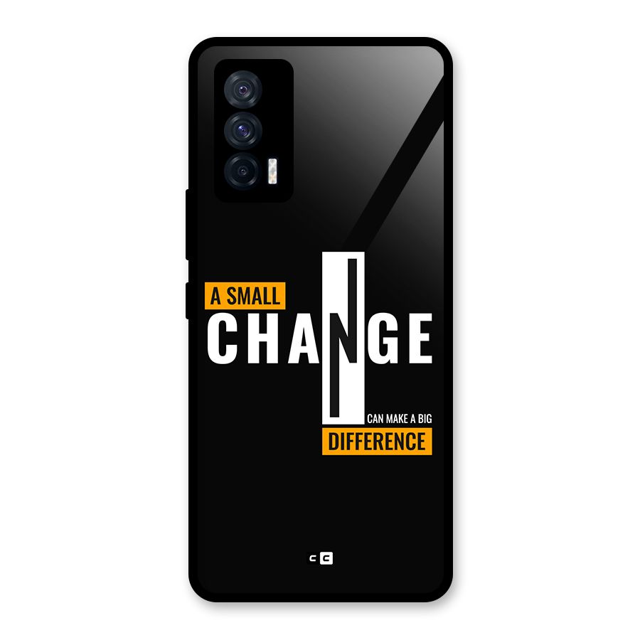 A Small Change Glass Back Case for Vivo iQOO 7 5G