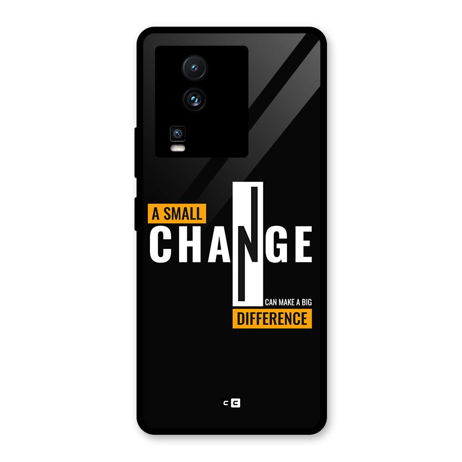 A Small Change Glass Back Case for Vivo iQOO Neo 7