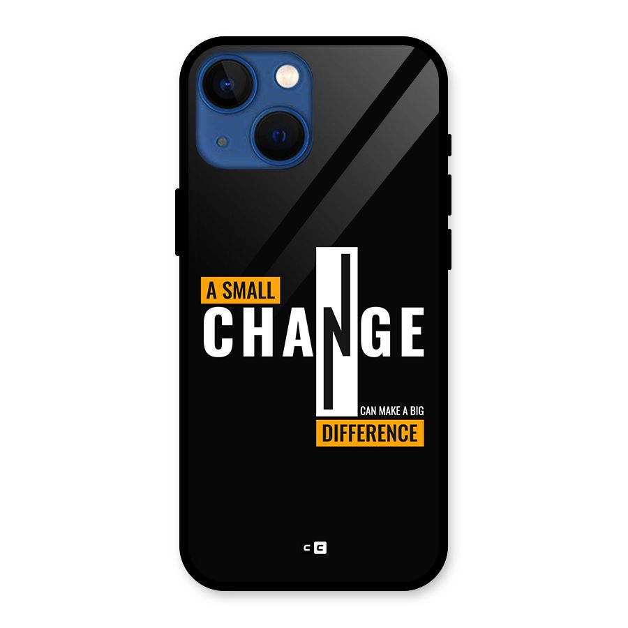 A Small Change Glass Back Case for iPhone 13 Mini