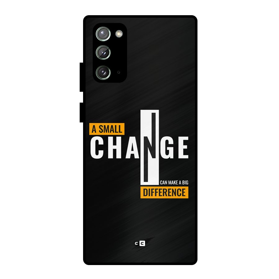 A Small Change Metal Back Case for Galaxy Note 20