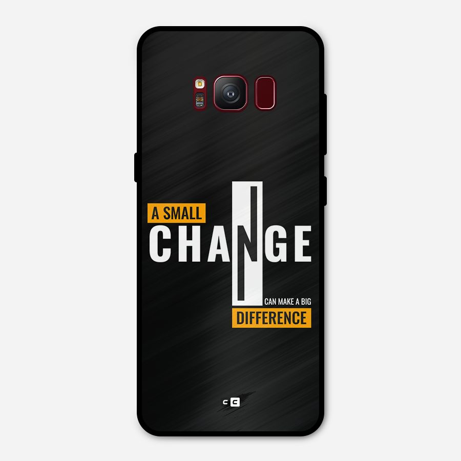 A Small Change Metal Back Case for Galaxy S8