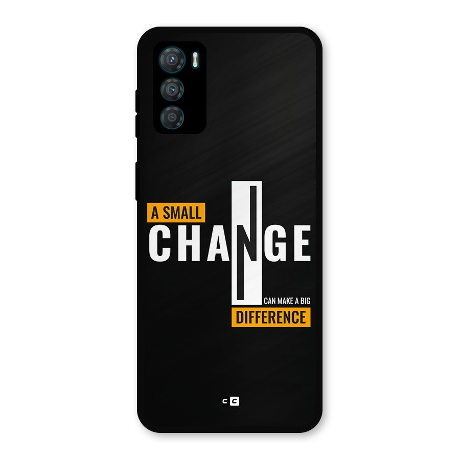 A Small Change Metal Back Case for Moto G42