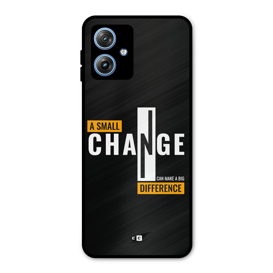 A Small Change Metal Back Case for Moto G54