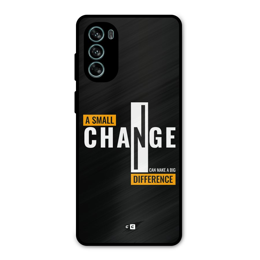 A Small Change Metal Back Case for Moto G62