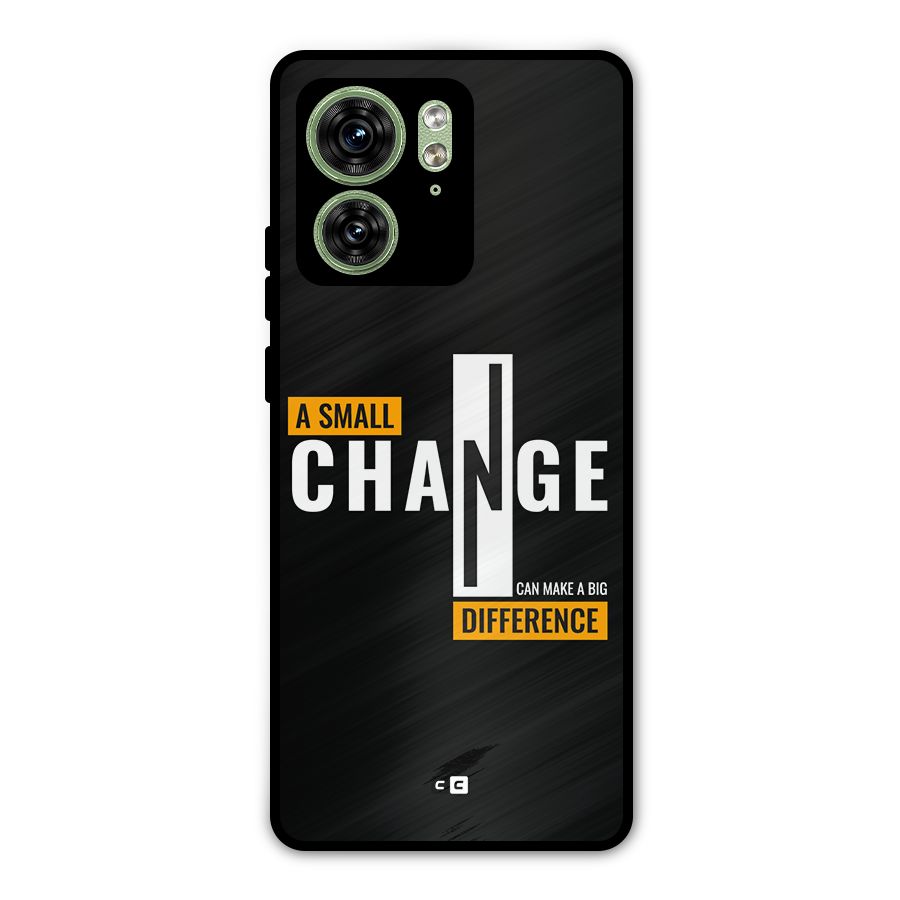 A Small Change Metal Back Case for Motorola Edge 40 5G