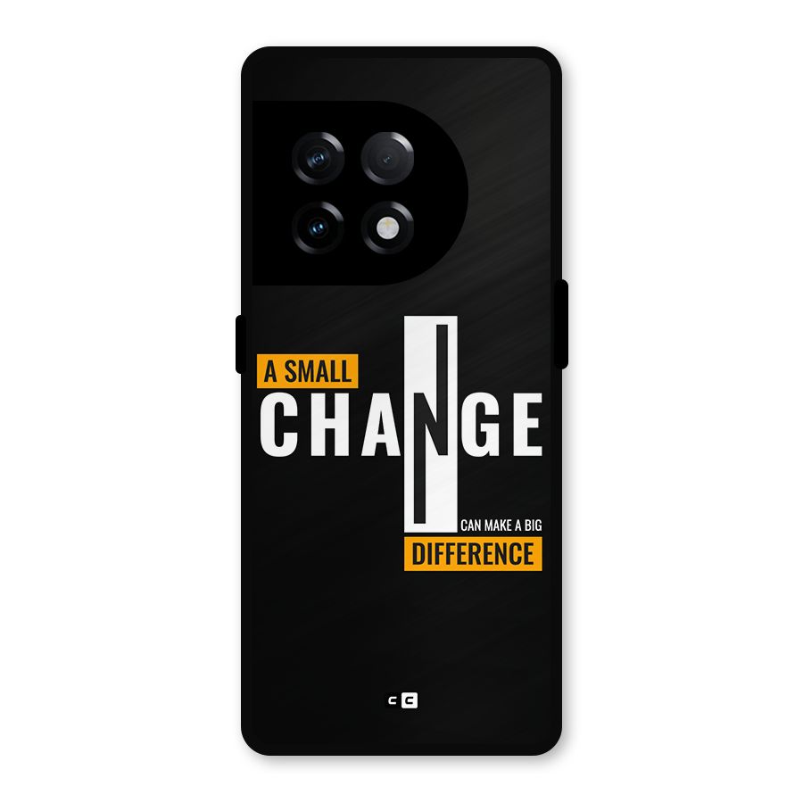 A Small Change Metal Back Case for OnePlus 11R