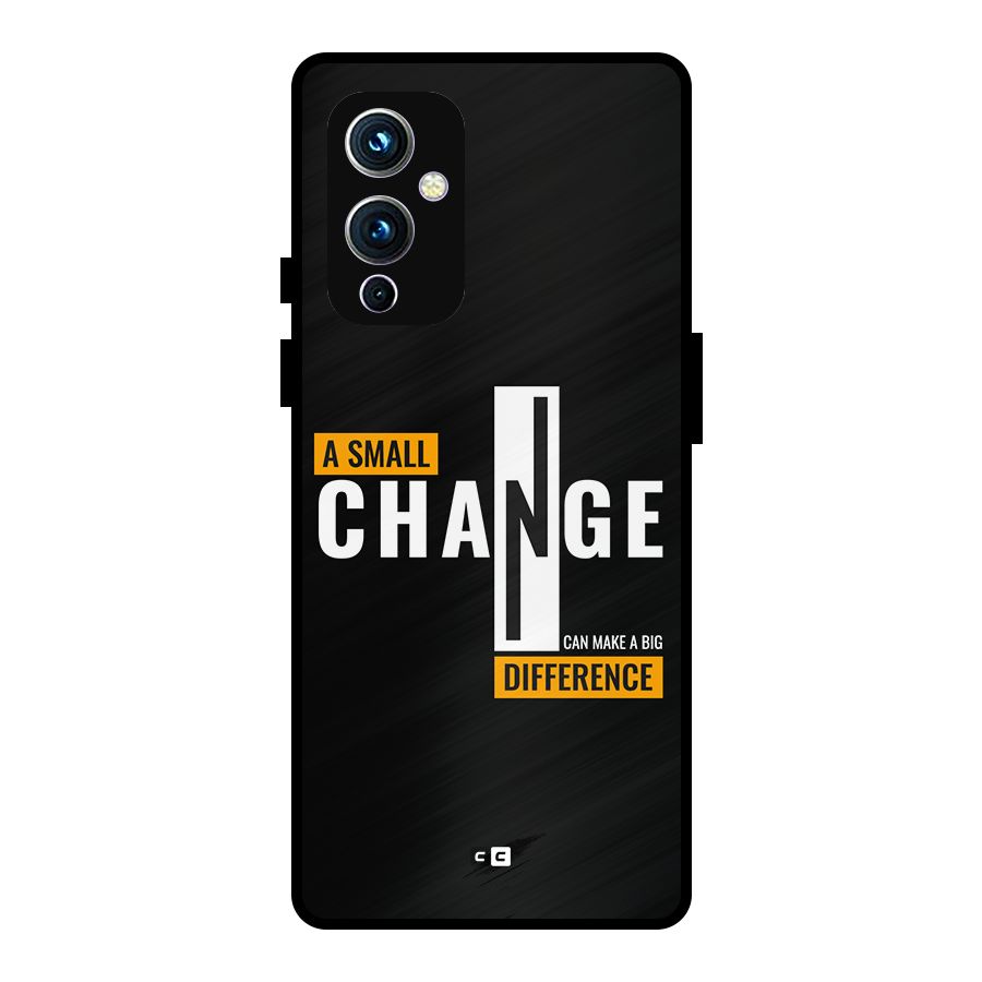 A Small Change Metal Back Case for OnePlus 9
