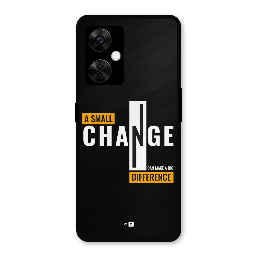 A Small Change Metal Back Case for OnePlus Nord CE 3 Lite