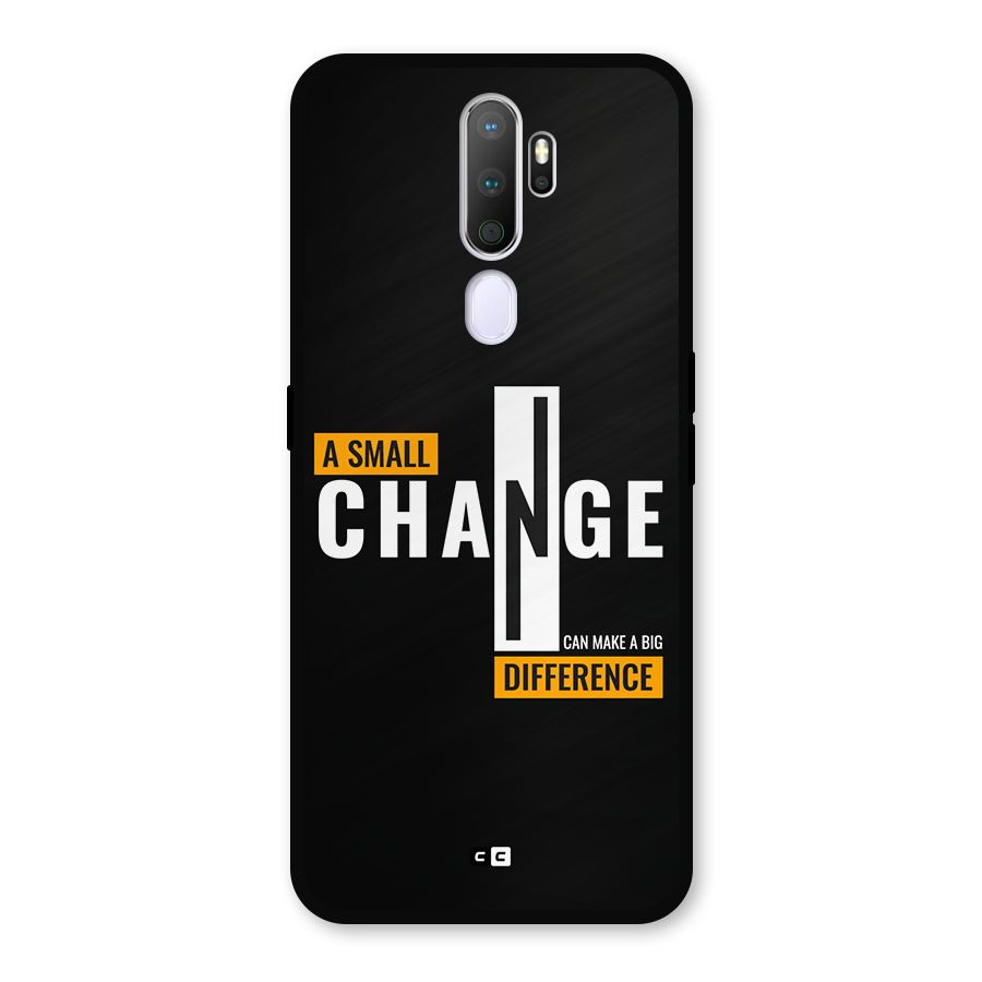 A Small Change Metal Back Case for Oppo A9 (2020)