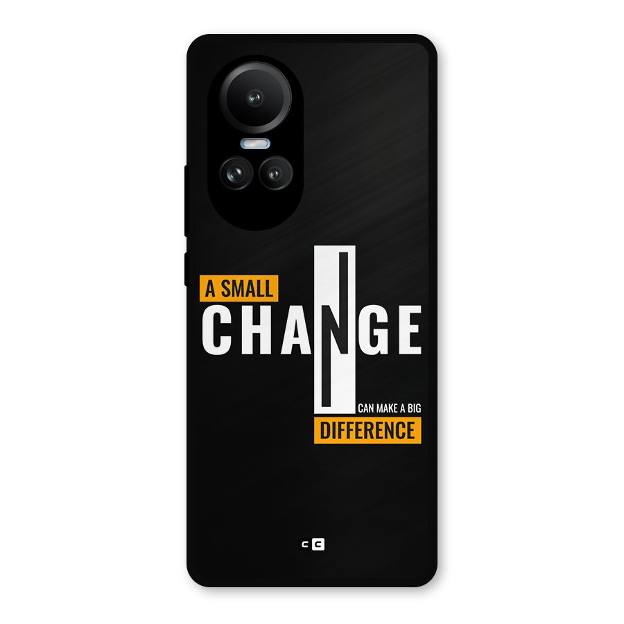 A Small Change Metal Back Case for Oppo Reno10