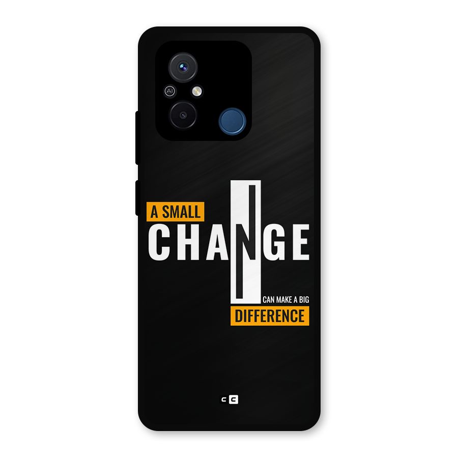 A Small Change Metal Back Case for Poco C55